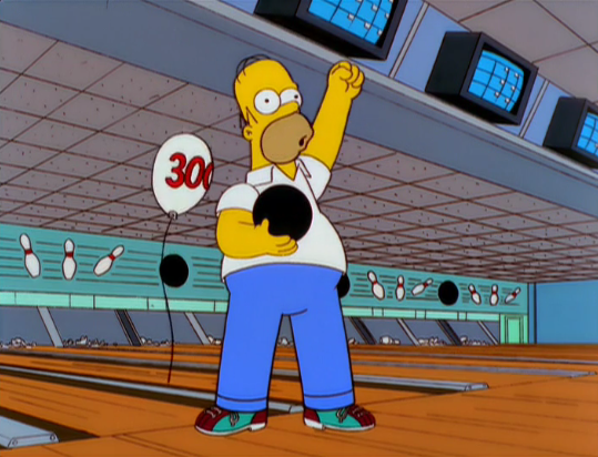 Homer Simpson 300 game