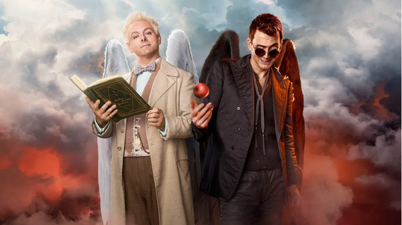 good omens - angel demon