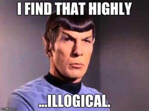 spock - that is highly illogical